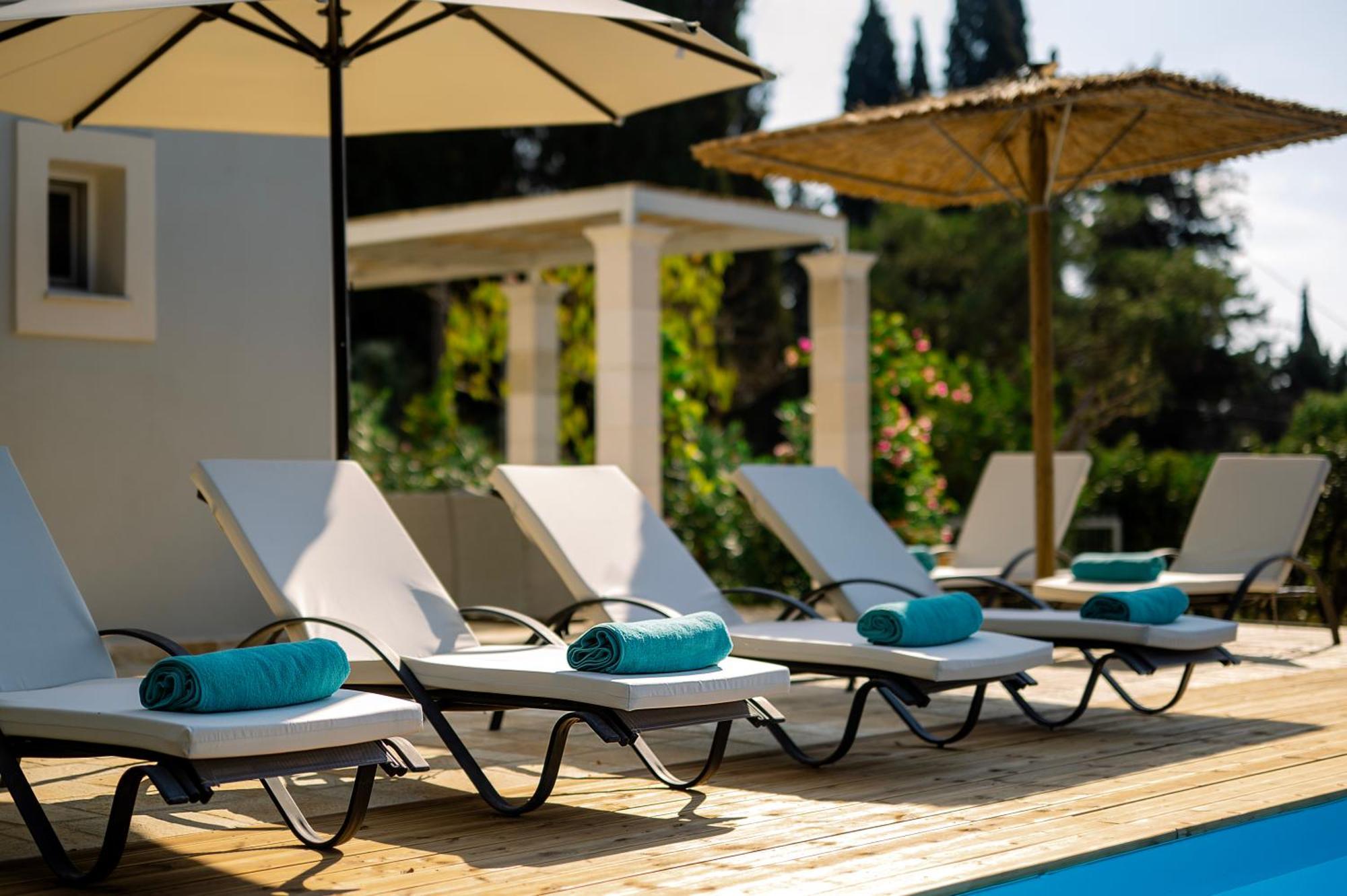 Corfu Olivestone Village With Swimming Pool Agios Markos Luaran gambar